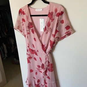 NWT Nordstrom Floral Wrap Dress